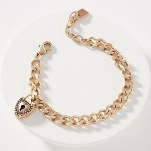Dannijo Agatha Heart Lock Bracelet